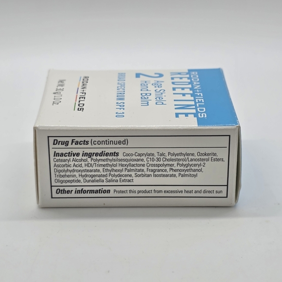 Rodan + Fields Redefine 2 Age Shield Hand Balm SPF 30 1 oz New Sealed - Picture 4 of 6